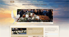 Desktop Screenshot of delgadofuneralhome.com